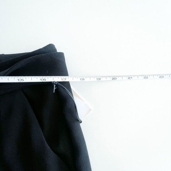 Ivanka Trump Womens Trouser Pants Bow Tie Black Size 10 NWT - Picture 8 of 11